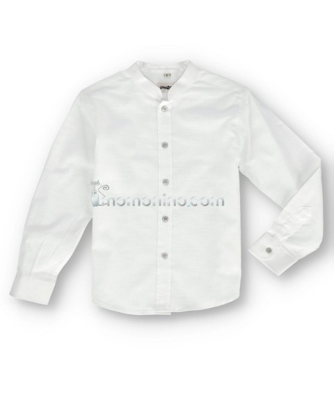 camisa lino blanca